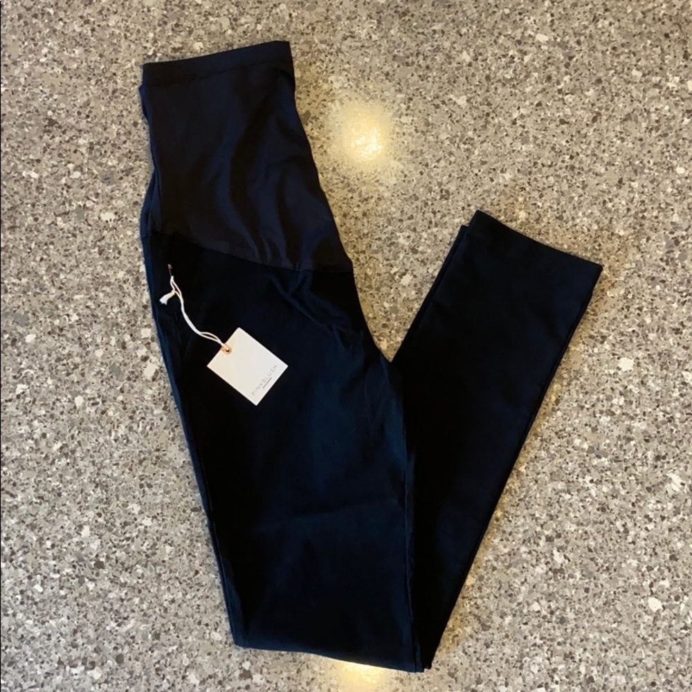 NWT Pinkblush black skinny maternity pants
